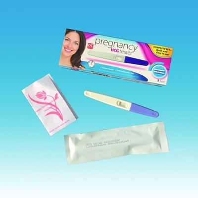 Milieu du courant à la maison 15miu/Ml d'urine de kits d'essai de fertilité d'ovulation de main gauche d'utilisation