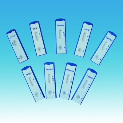 99% de kits d'essai rapide de maladie infectieuse d'exactitude de sang entier tri ligne cassette d'HIV