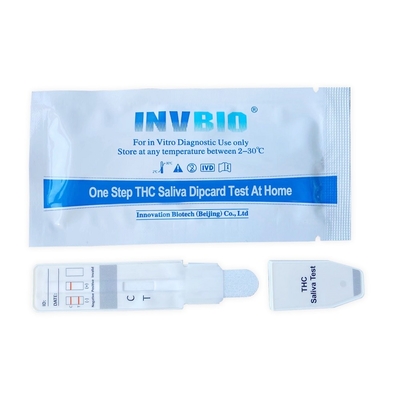 L'équipement rapide FDA de Kit Salivaire Thc Oral Testing d'essai de la toxicomanie 15ng/ml de DOA a certifié