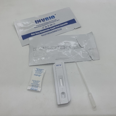Emballage rapide d'OEM d'infection de sang total d'anticorps de Kit Aids d'essai d'étape élevée de la sensibilité une/HIV 1/2