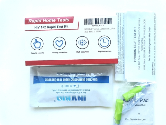 Sensibilité élevée de kits rapides d'essai d'HIV certifiée par ce