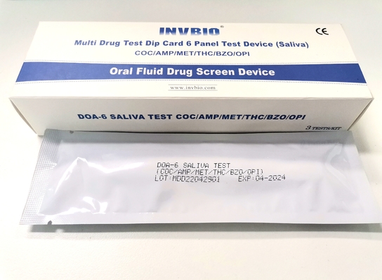 kit oral instantané FSC d'essai de toxicomanie de fluide de salive à la maison
