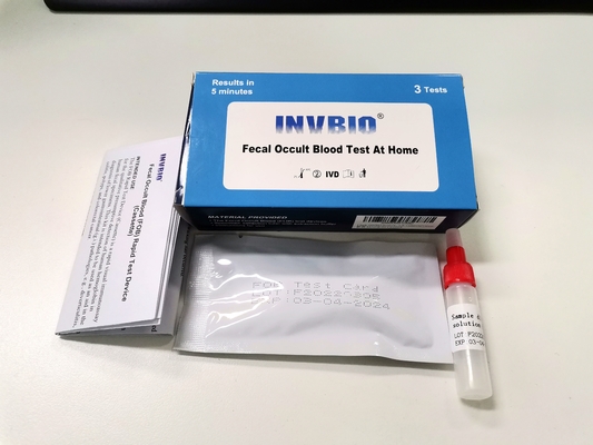 Fobt immunologique humain Kit Fecal Occult Blood Test à la maison