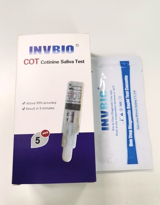 Essai oral de la salive 20ng/ml de panneau simple Kit Nicotine/Cotinine/tabac à la maison