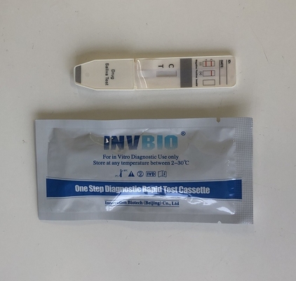 Test de dépistage liquide oral d'essai rapide de salive de BERCEAU de Cotinine avec l'exactitude de 99%