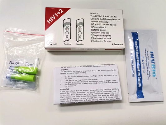Kit de test rapide du VIH en vrac Diagnostique à domicile Autotest