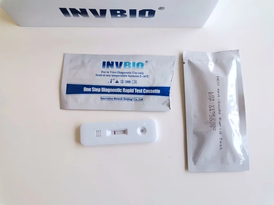 Autotest rapide rapide d'anticorps de résultat d'essai de carte d'Onestep Hcv à la maison