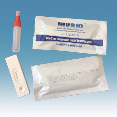 Haute sensibilité un kit rapide d'essai d'antigène de l'étape H Pylori avec la méthode colloïdale d'or