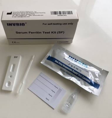 Test d'auto-test diplômée par CE de niveaux sanguins normaux de ferritine de sérum