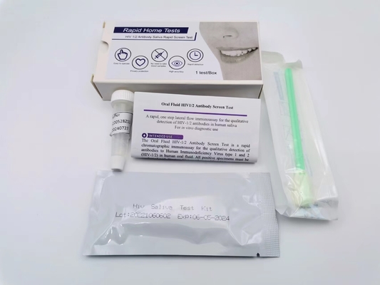 99% Oraquick Salive Hiv Précision du test de prélèvement oral Invbio pour l' utilisation diagnostique in vitro