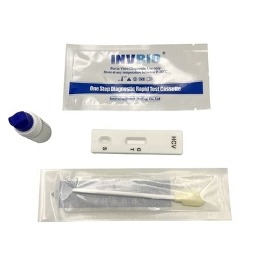 Le dispositif rapide d'essai de résultats de Hcv d'antigène précis de salive facile fonctionnent