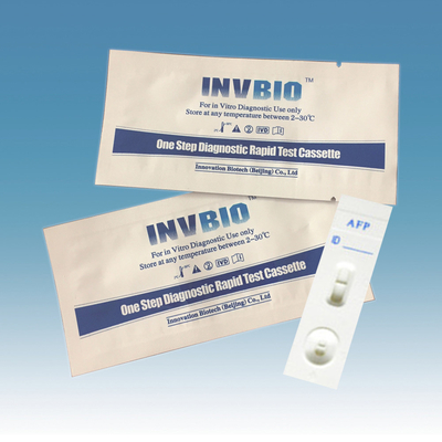 OIN 13485 d'AFP Alpha Fetoprotein Test Kit de sang total d'INVBIO