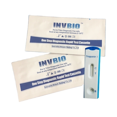 Troponine cardiaque médicale d'étape d'IVD une j'essai rapide Kit For Human