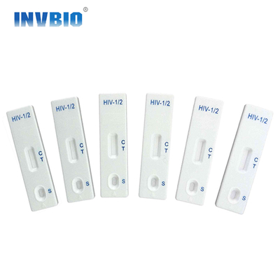 Carte Ivd de test rapide en une étape de sérum VIH avec emballage OEM