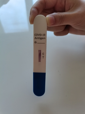 Cassette d'essai d'antigène de Rtk de syndrôme respiratoire aigu grave de Covid 19 et essai rapides de lucette de salive
