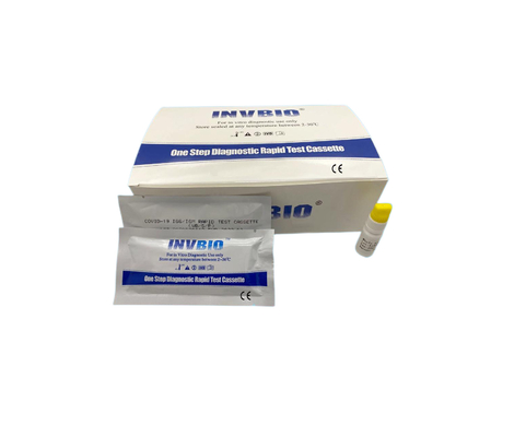 Individu rapide de Quickvue examinant Sars-Cov-2 AG de Kit Novel Corona Virus à la maison