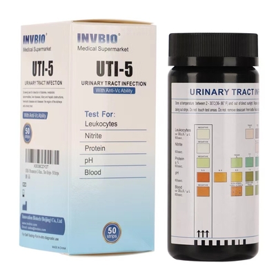 Les bandes MSDS de l'urine pH de protéine de glucose ont approuvé