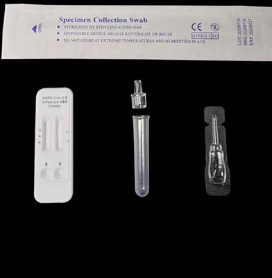 Grippe rapide A/B+Covid 19 de kits d'essai de maladie infectieuse d'OEM combinée