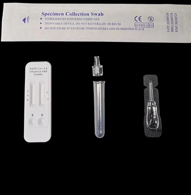 1 pièces/boîte Kit de test rapide d'antigène à domicile facile pour Sars - Cov - 2 grippe A/B