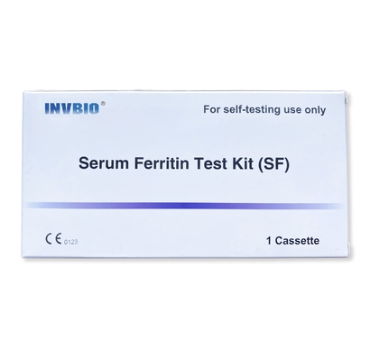 Kit de test à domicile d'anémie de marque CE Auto-test de sang de ferritine de sérum