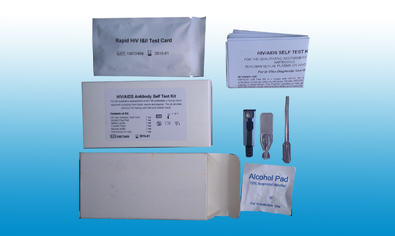 Kits rapides d'essai de maladie infectieuse de sang entier d'HIV avec le CE