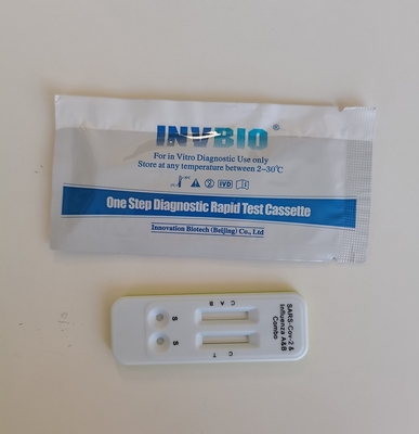 990,9% de trousse d'antigène Covid-19 Influenza A/B Virus Influenza A/B Cassette combinée