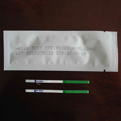 100pcs bande rapide de Hbsag d'écran d'antigène de kits d'essai de maladie infectieuse extérieure de l'hépatite B