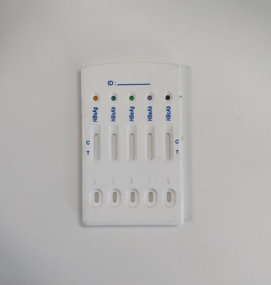 Kits rapides HBSAG HBSAB HBCAB HBEAG HBEAB d'essai de maladie infectieuse de sang de virus de l'hépatite B