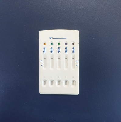 Diagnostic de l'infection de HBV examinant le virus rapide de l'hépatite B de panneau du kit 5 d'essai de l'hépatite B