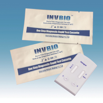 Diagnostic combiné rapide d'antigène des kits NS1 d'essai de dengue d'INVBIO et d'anticorps d'IgG/IgM
