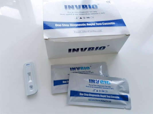 Sang total rapide de détection d'HIV d'immunoessai des kits IVD d'essai d'anti maladie infectieuse d'HIV 1/2