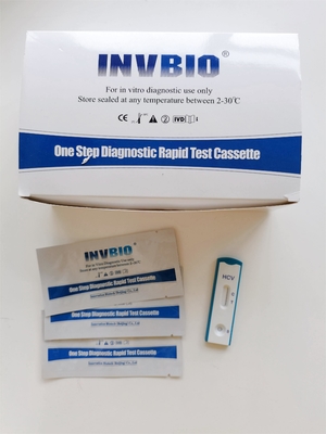Or colloïdal de maladie infectieuse de la CE d'essai des kits HCV d'anticorps rapide marqué de l'hépatite C