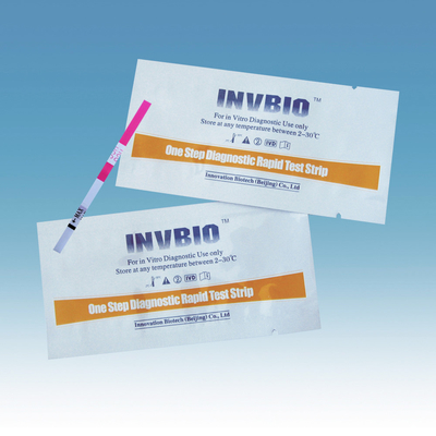 Emballage tôt d'OEM de bande d'essai de grossesse de Hcg d'urine/sérum à la maison