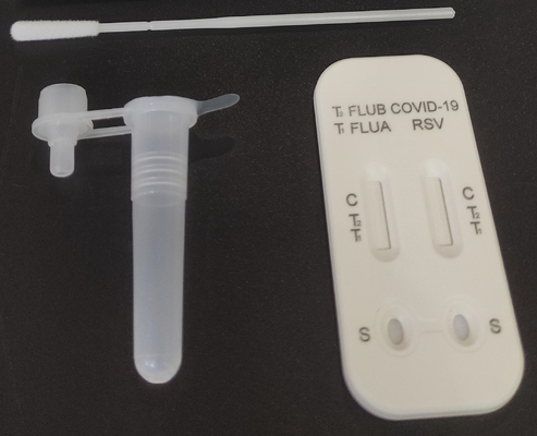 Autotest 3 d'antigène de la grippe RSV de COVID 19 dans 1 marque à la maison combinée de la CE d'essai