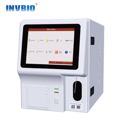 INVBIO716 plus l'analyseur RBC WBC HGB et WBC de hématologie de 3 parts a entièrement automatisé TFT LCD