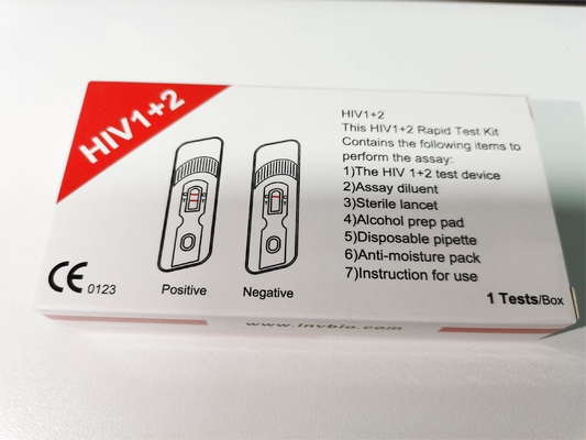 Kits rapides 50pcs d'essai d'HIV de traitement de maladie infectieuse