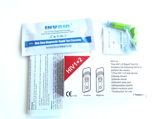 Essai à la maison rapide Kit In Whole Blood d'HIV du réactif médical 25pcs/Box