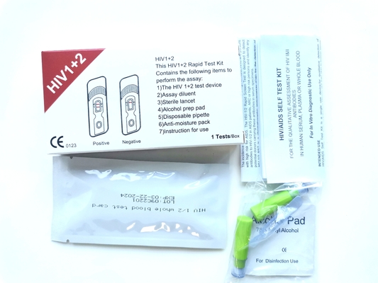 Les kits rapides d'essai d'HIV de sensibilité en plastique de 99% classent I