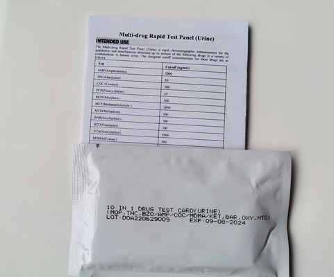Les kits de essai de panneau de drogue multi professionnelle d'urine par rapide détectent