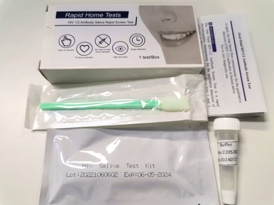 Sensibilité rapide de Kit At Home 99,28% d'essai d'HIV de salive