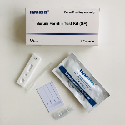 Essai de essai Kit Serum Ferritin Levels Rapid d'anémie d'individu de la CE d'Invbio à la maison