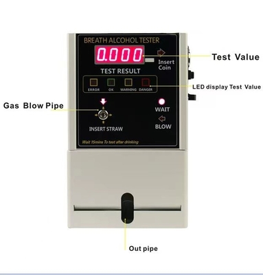Module mené électrochimique de l'appareil de contrôle At319 d'alcool de souffle variable