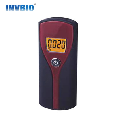 Appareil de contrôle de grande précision d'alcool de Breathalyzer d'affichage à cristaux liquides avec des embouchures