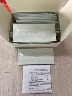 6 kits liquides oraux ampère/RENCONTRÉS/COC/OPI/THC/BZO d'essai de toxicomanie de FDA de panneau multi