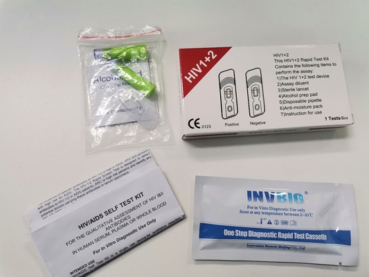 Kits de test rapide gratuits pour le sang total VIH 1/2 99% précis