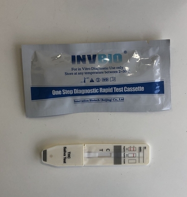 Dispositif de test rapide de THC pour la marijuana/cannabis avec 25 Ng/ml Ce approuvé