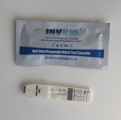 Dispositif de test rapide de THC pour la marijuana/cannabis avec 25 Ng/ml Ce approuvé