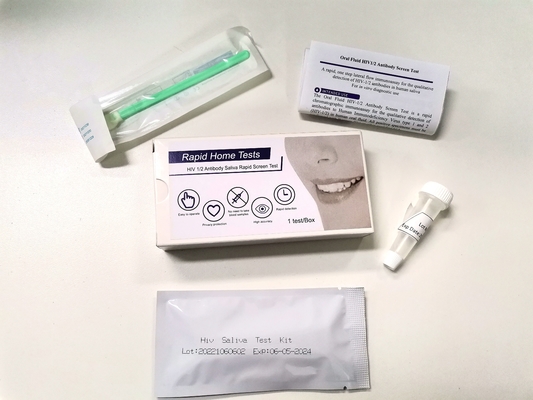 L'écoulement vertical rapide facilite un essai 2 Kit At Home d'HIV 1 d'étape