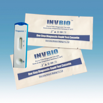 troponine cardiaque de MI Ctni de l'infarctus du myocarde 1.0ng/Ml j'essai rapide Kit Invbio