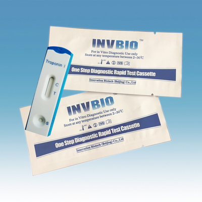 troponine cardiaque de MI Ctni de l'infarctus du myocarde 1.0ng/Ml j'essai rapide Kit Invbio